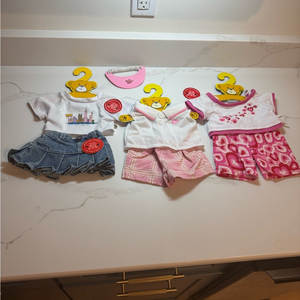 3 Build-A-Bear Outfit Sets